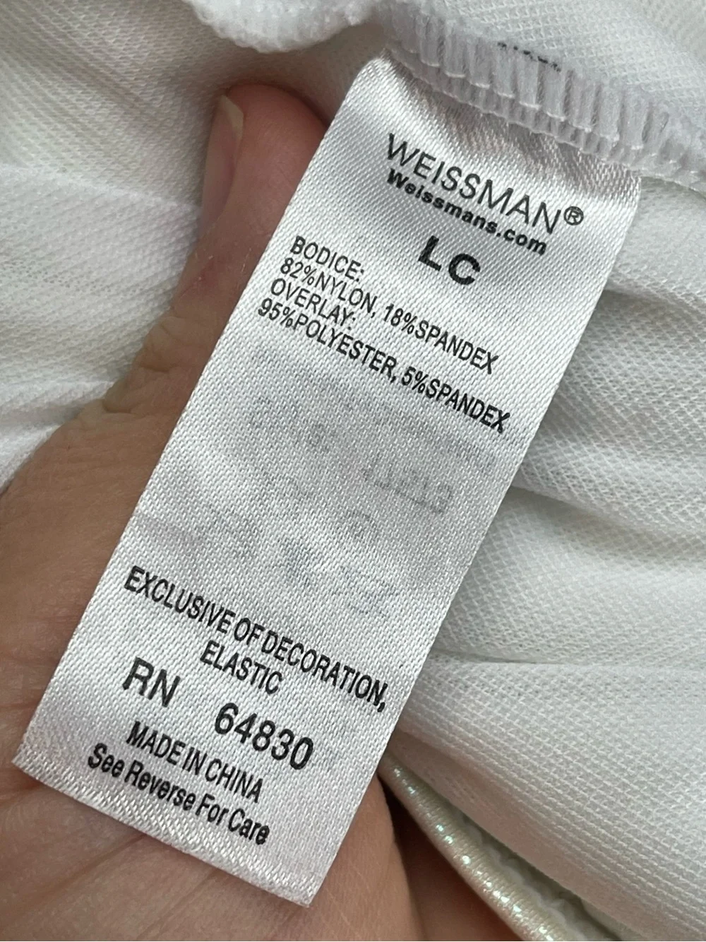 Weissman size LC style 17573 New Romantics sequin dance recital costume